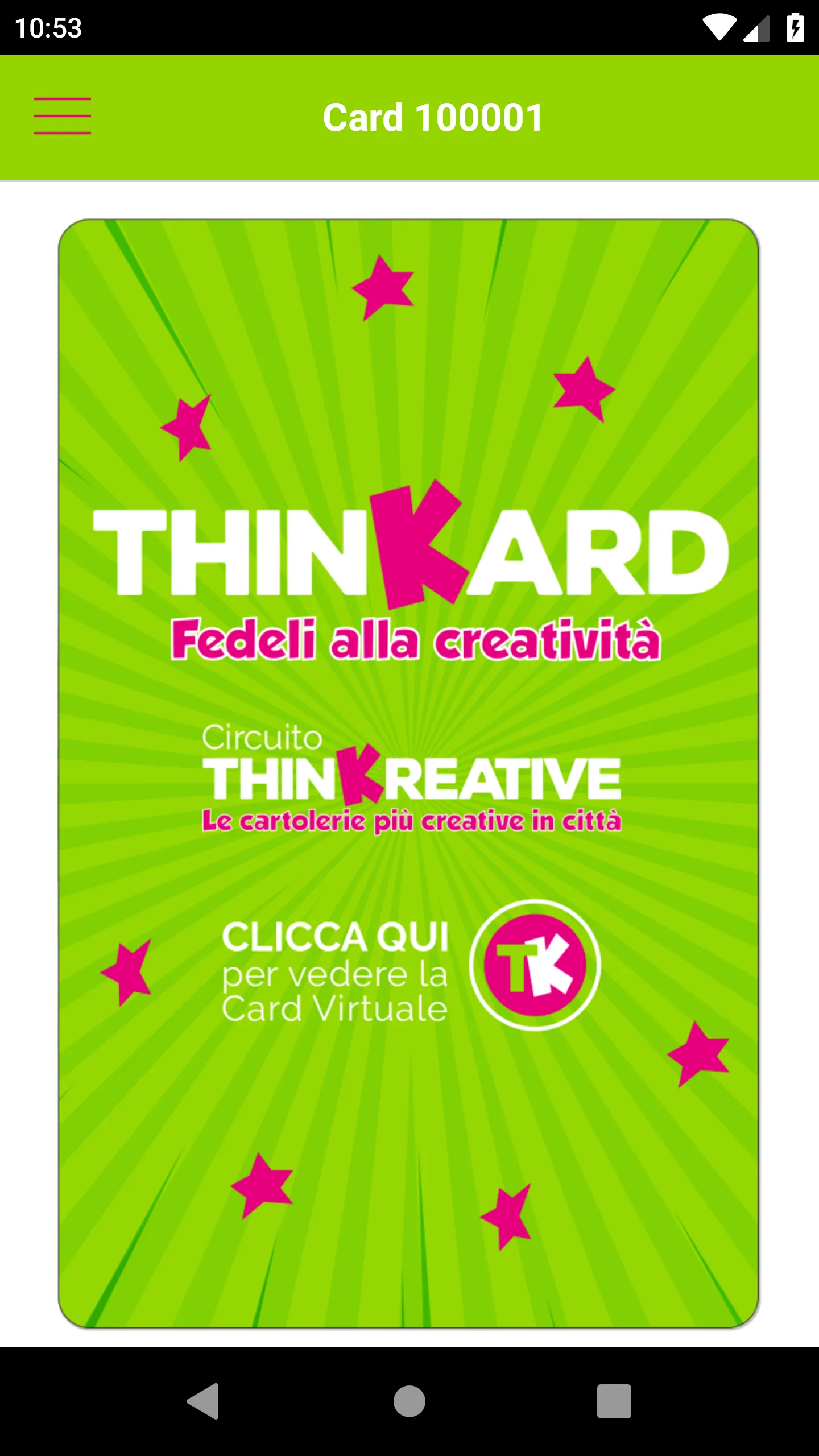 thinKard App | Indus Appstore | Screenshot