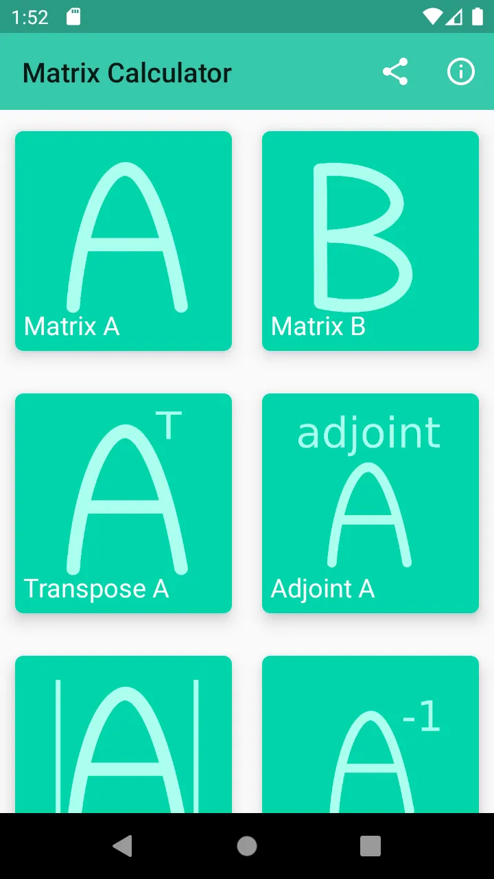 Matrix Calculator | Indus Appstore | Screenshot