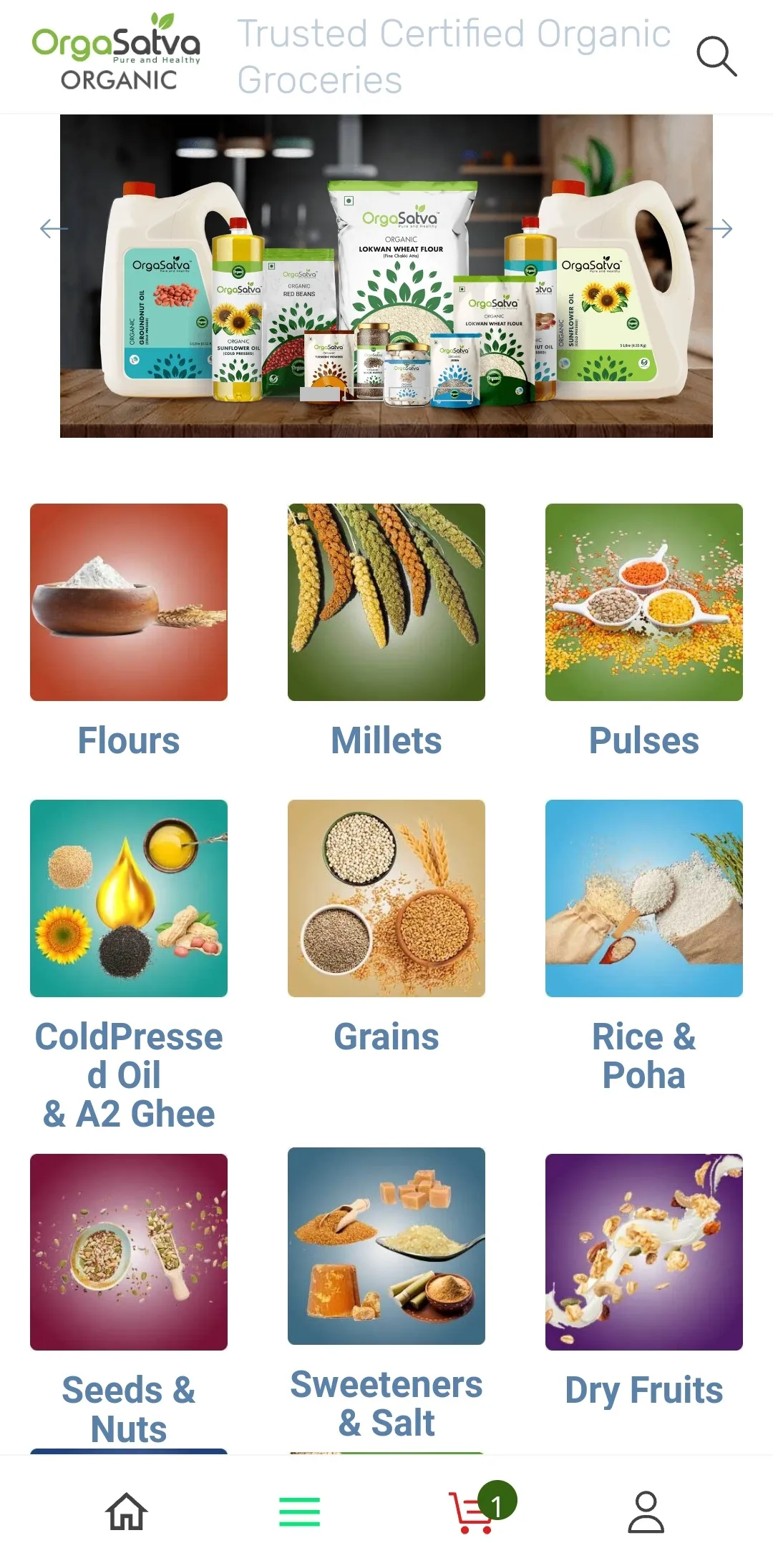 OrgaSatva -Online Grocery Shop | Indus Appstore | Screenshot