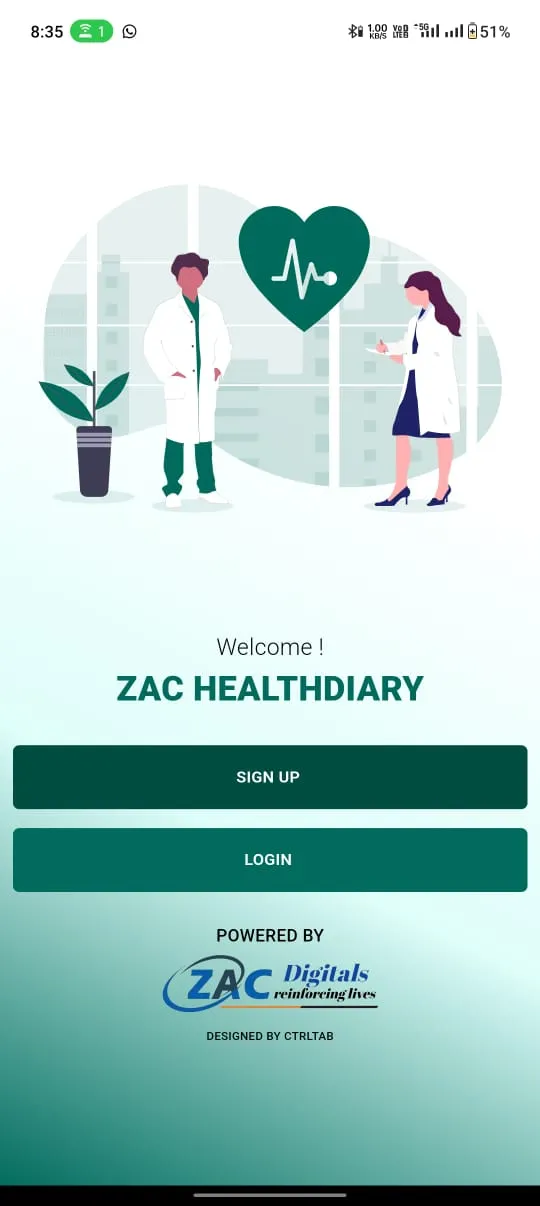 ZAC Health Diary | Indus Appstore | Screenshot