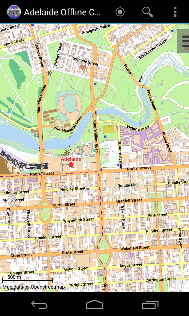 Adelaide Offline City Map | Indus Appstore | Screenshot