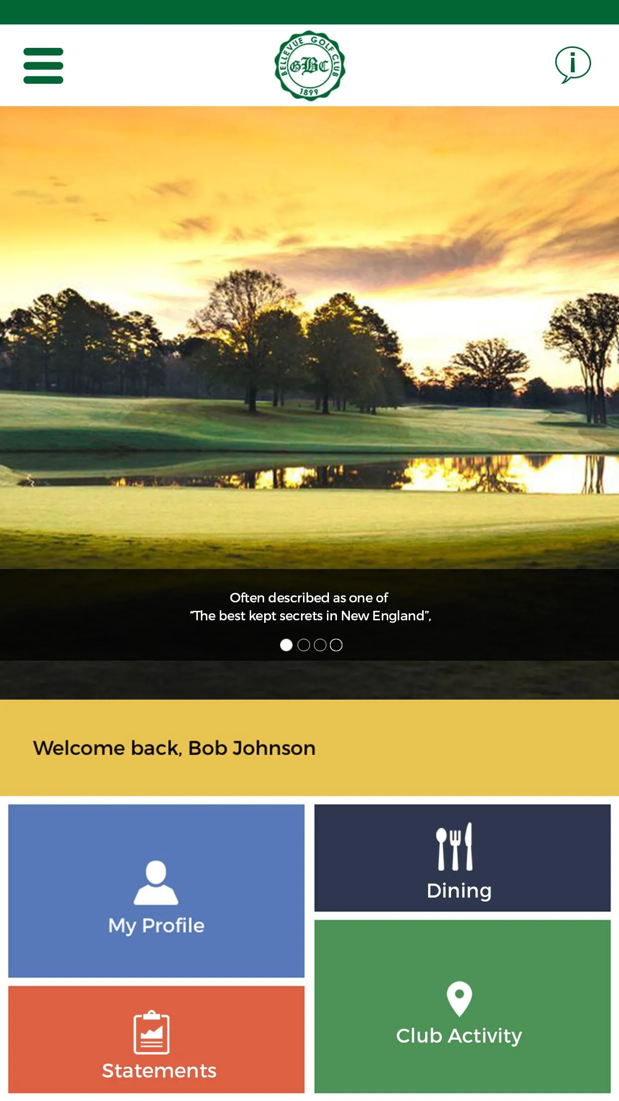 Bellevue Golf Club | Indus Appstore | Screenshot