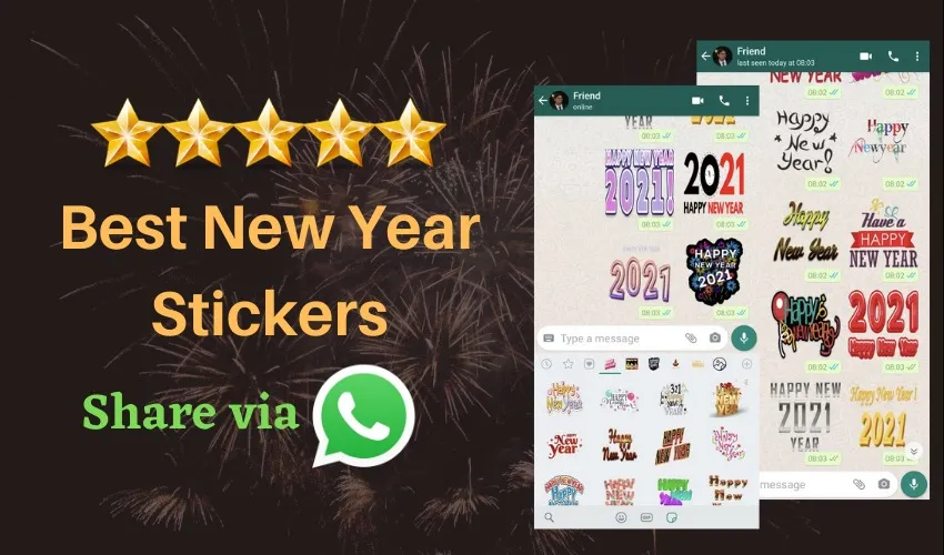 2025 NewYear Stickers for WA | Indus Appstore | Screenshot