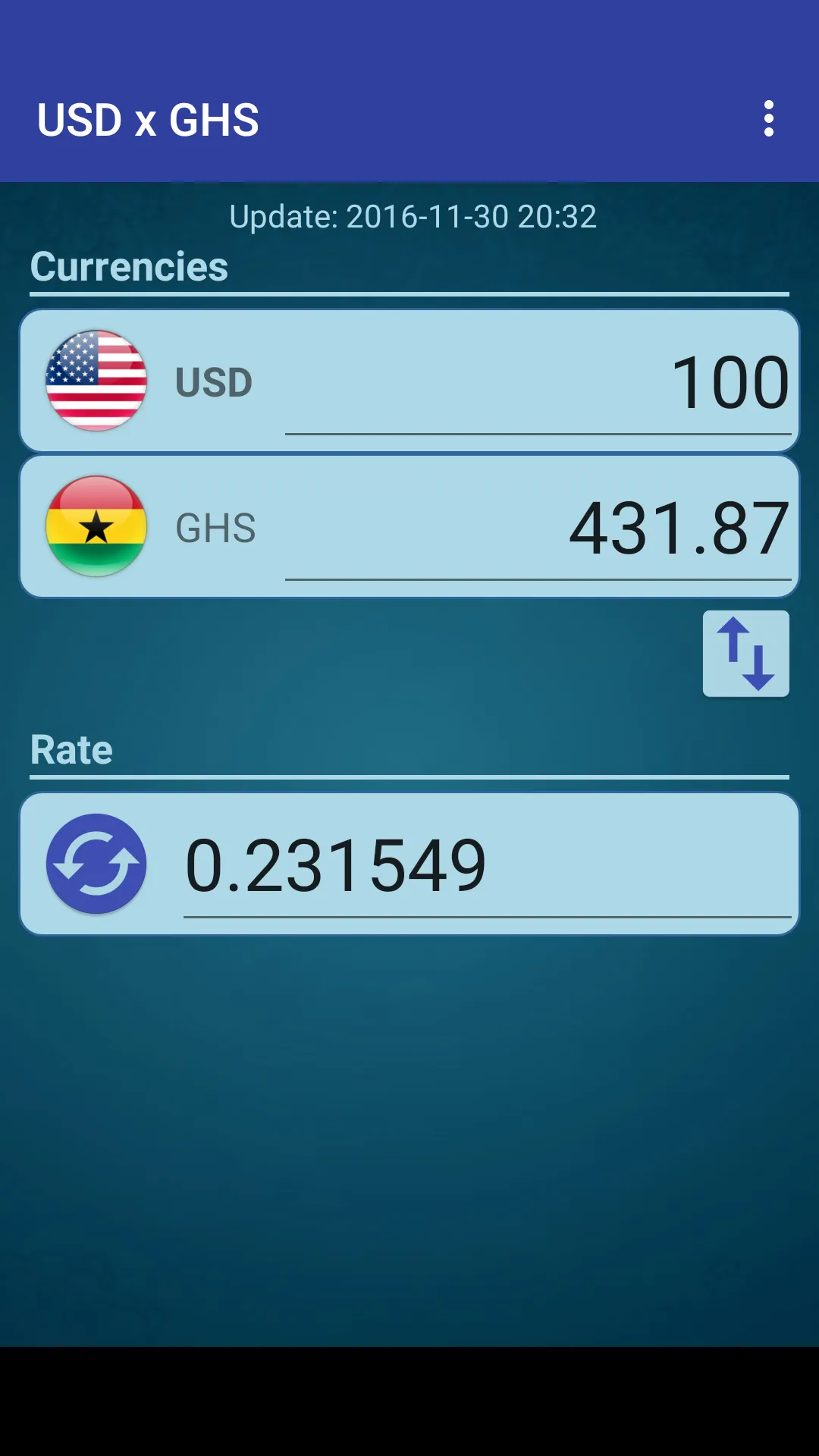 US Dollar to Ghanaian Cedi | Indus Appstore | Screenshot