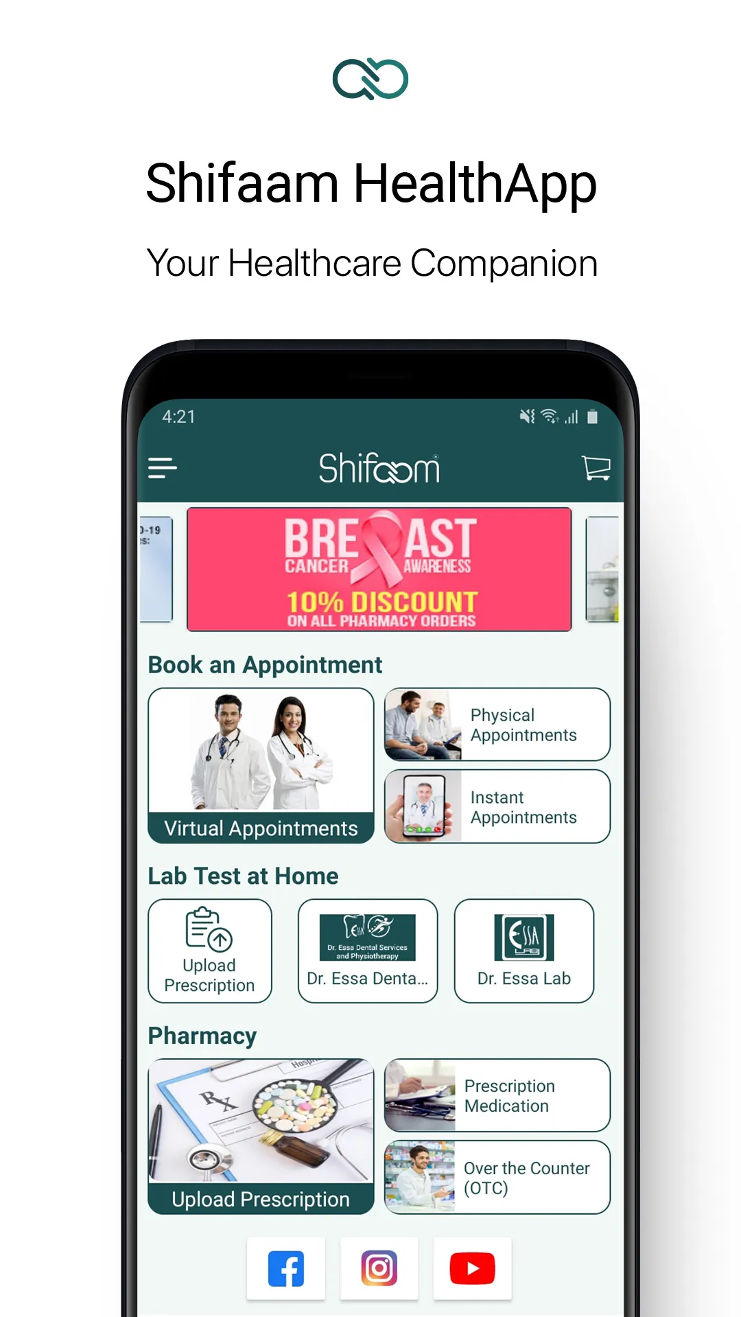 Shifaam HealthApp – Your Healt | Indus Appstore | Screenshot