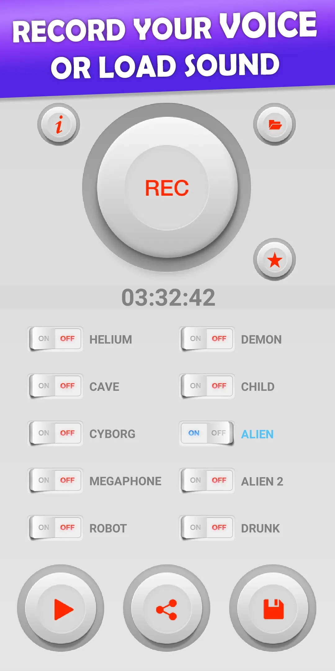 Voice Changer - Audio Effects | Indus Appstore | Screenshot