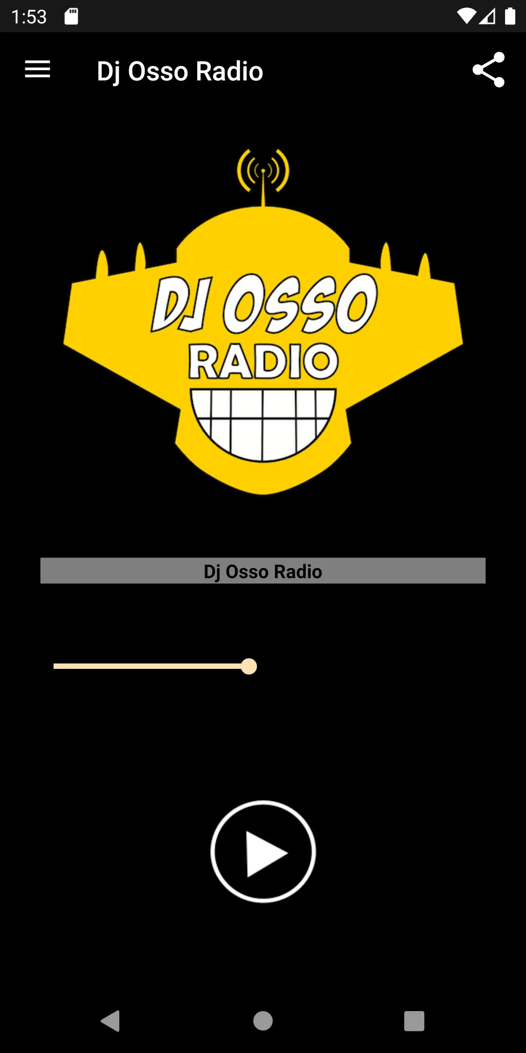 Dj Osso Radio | Indus Appstore | Screenshot