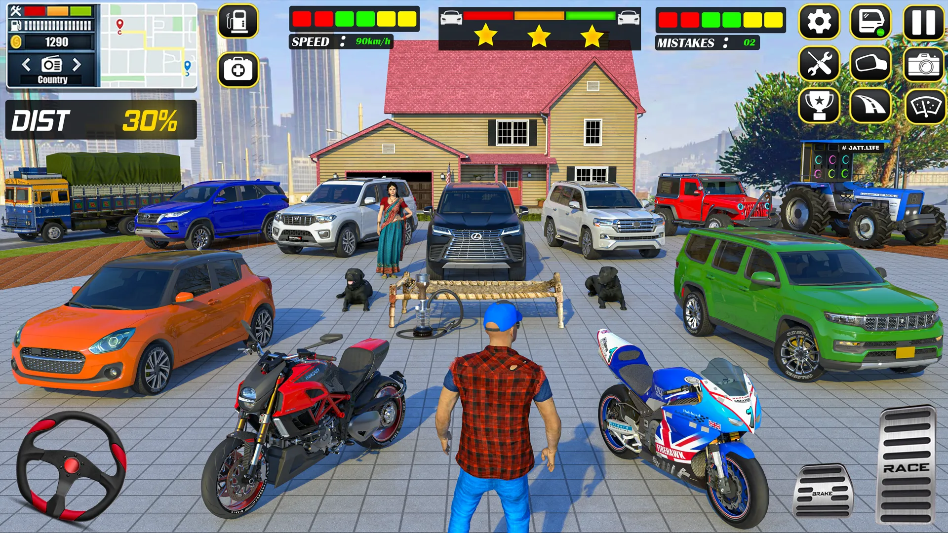 Indian Car Bike Simulator Game | Indus Appstore | Screenshot