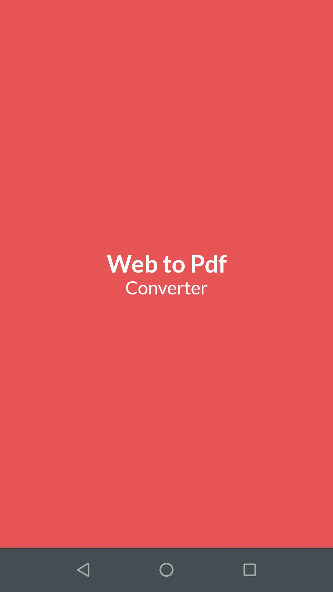 Web to PDF Converter | Indus Appstore | Screenshot