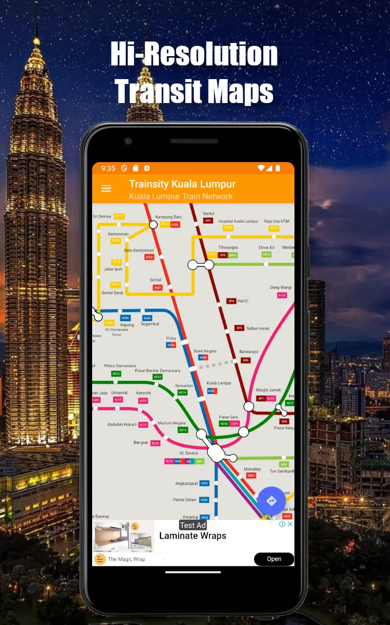 Trainsity Kuala Lumpur LRT KTM | Indus Appstore | Screenshot