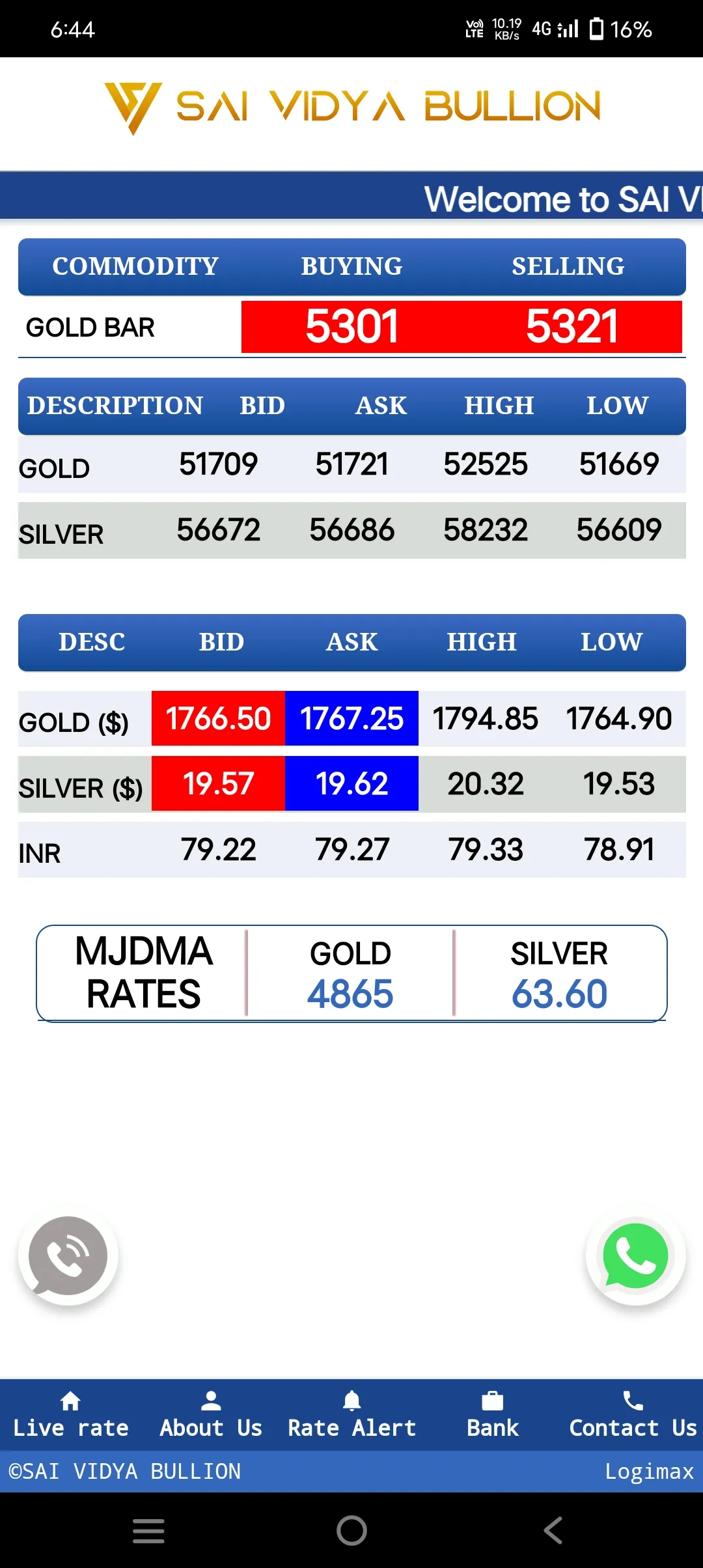 SAI VIDYA BULLION | Indus Appstore | Screenshot