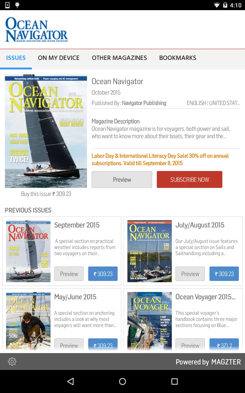 Ocean Navigator | Indus Appstore | Screenshot