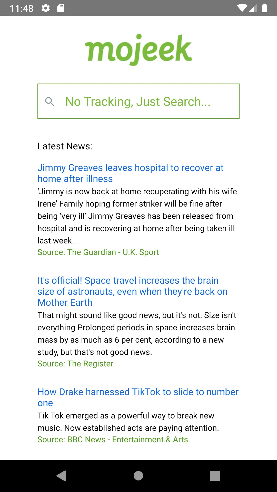 Mojeek | Indus Appstore | Screenshot