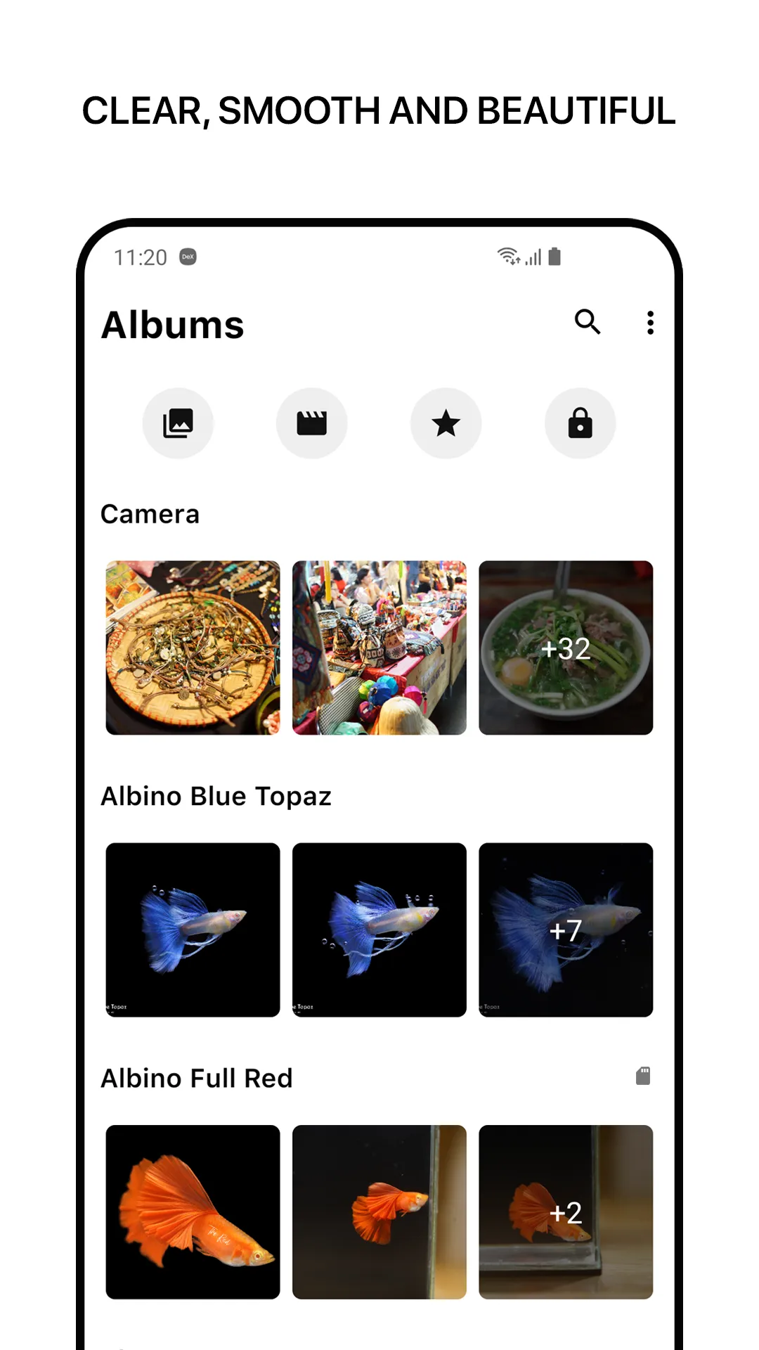 1Gallery: Photo Gallery/Vault | Indus Appstore | Screenshot