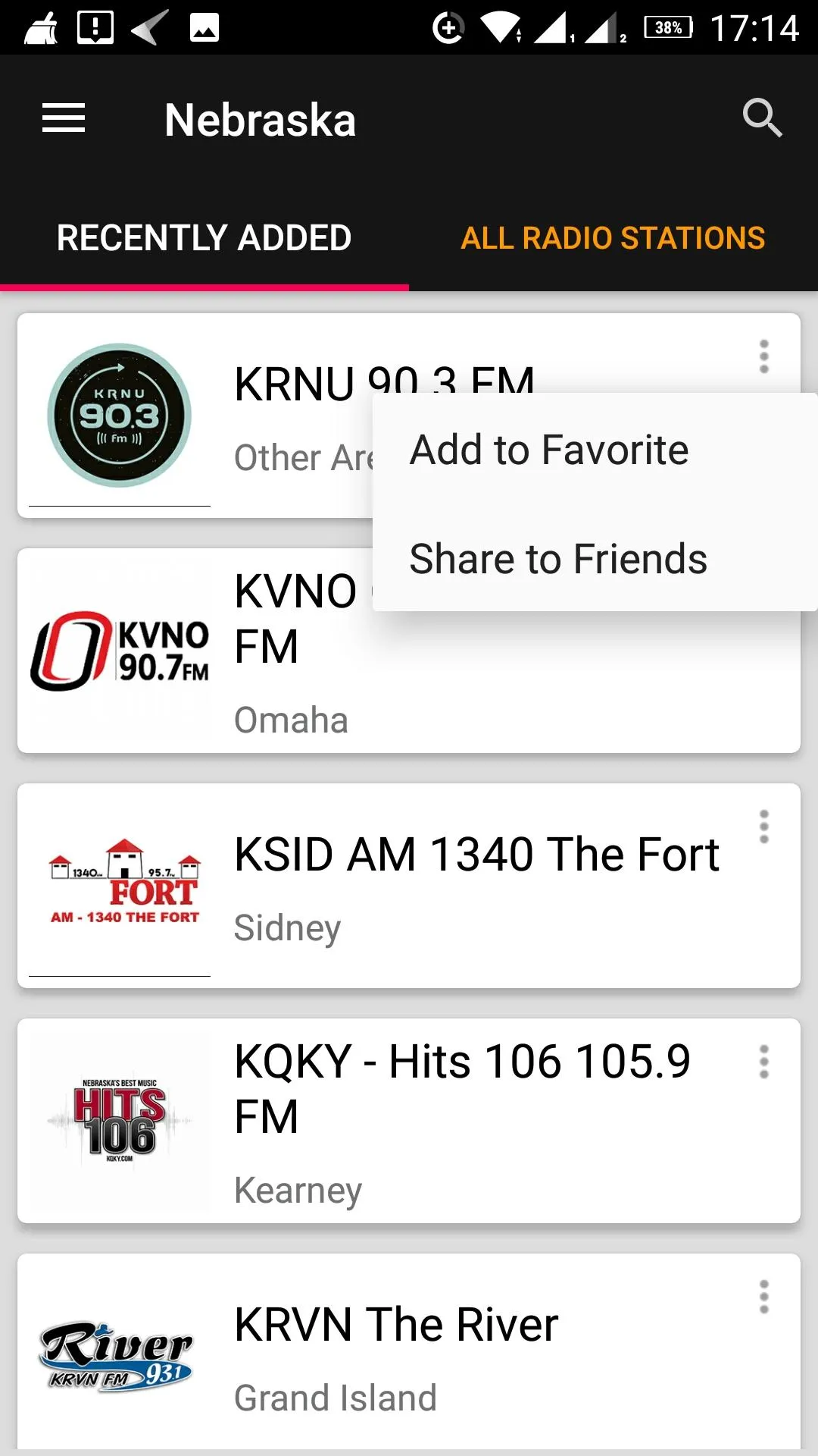 Nebraska Radio Stations - USA | Indus Appstore | Screenshot