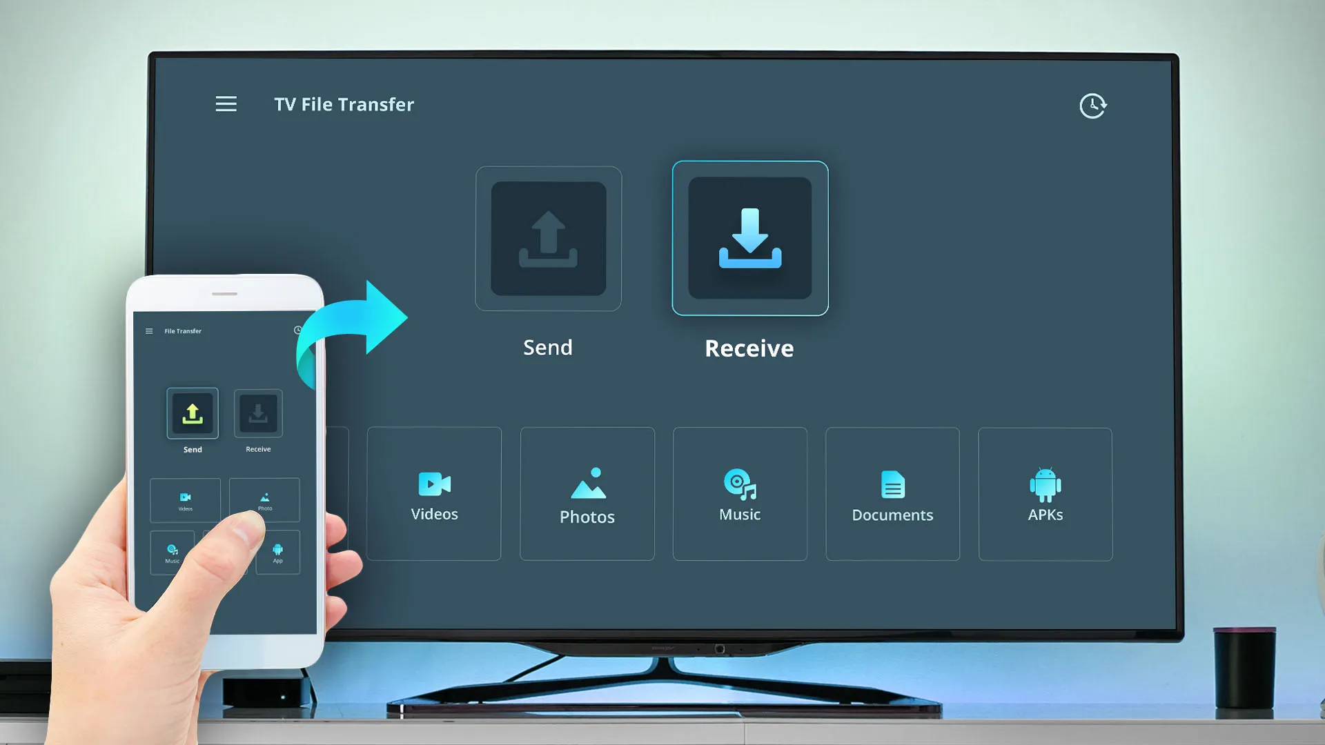 TV file transfer | Indus Appstore | Screenshot