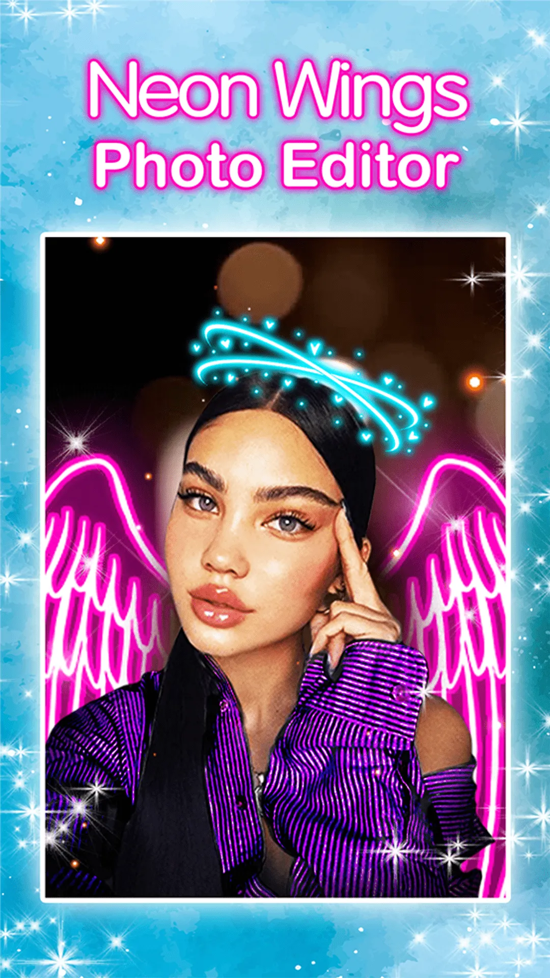 Neon Wings Photo Editor | Indus Appstore | Screenshot