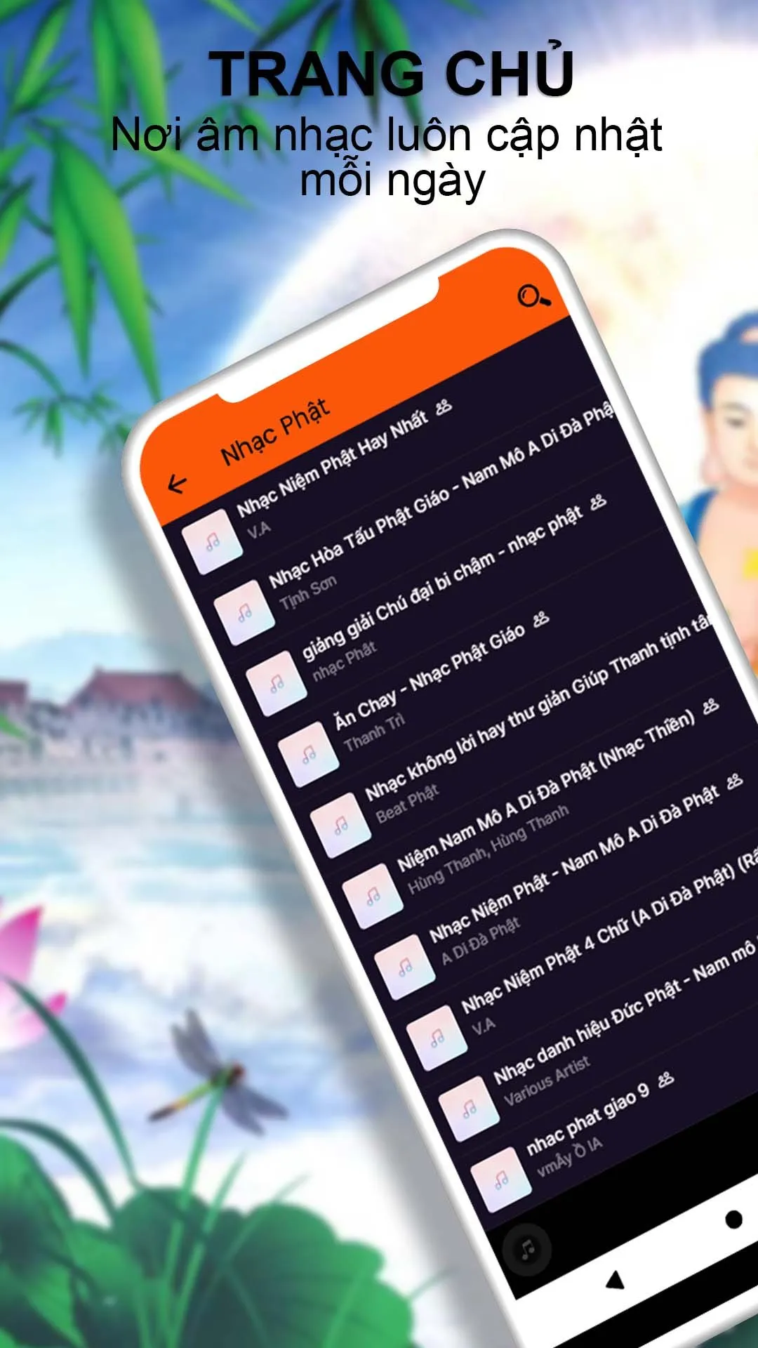 Nhạc Thần Chú Phật Giáo | Indus Appstore | Screenshot