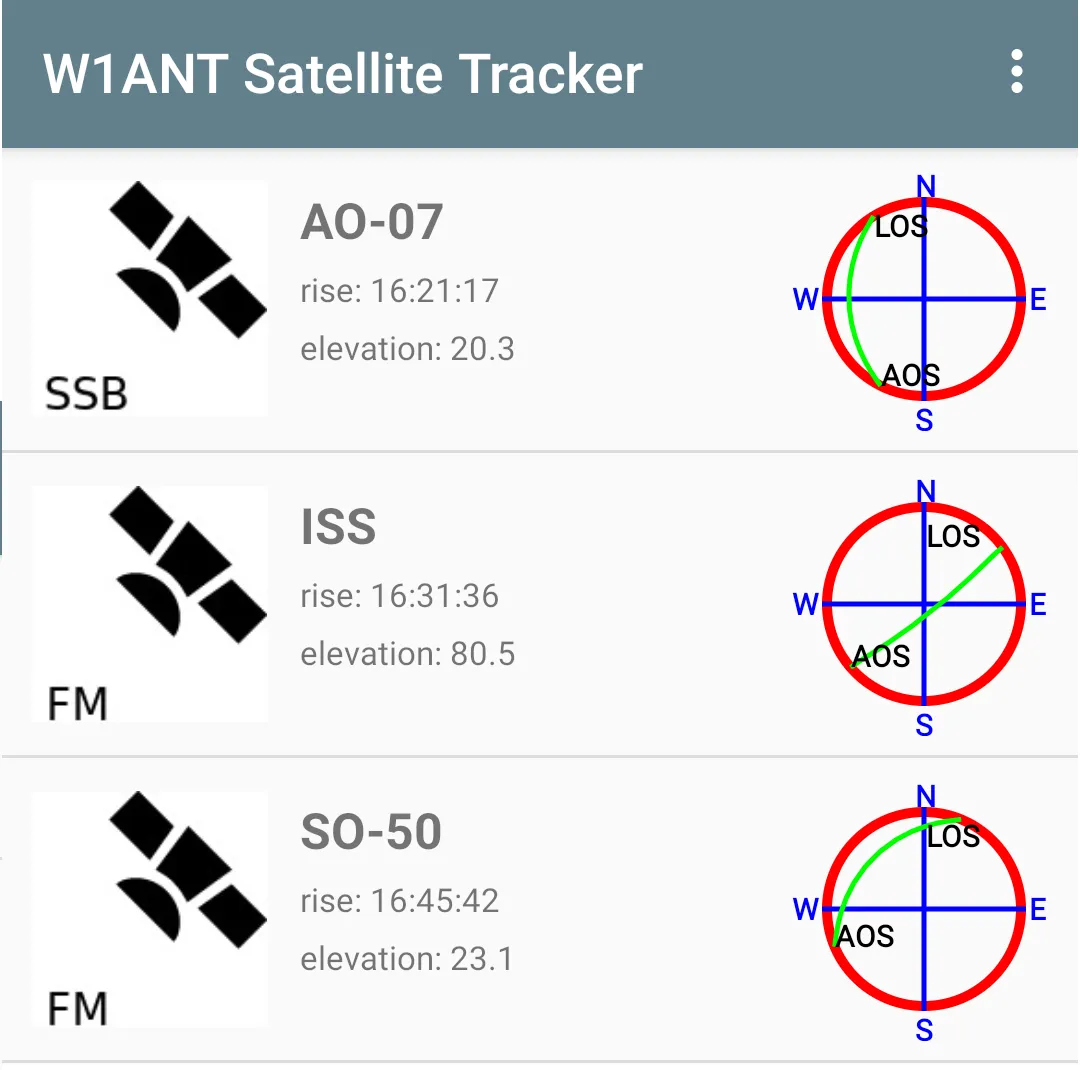 W1ANT Satellite Tracker | Indus Appstore | Screenshot