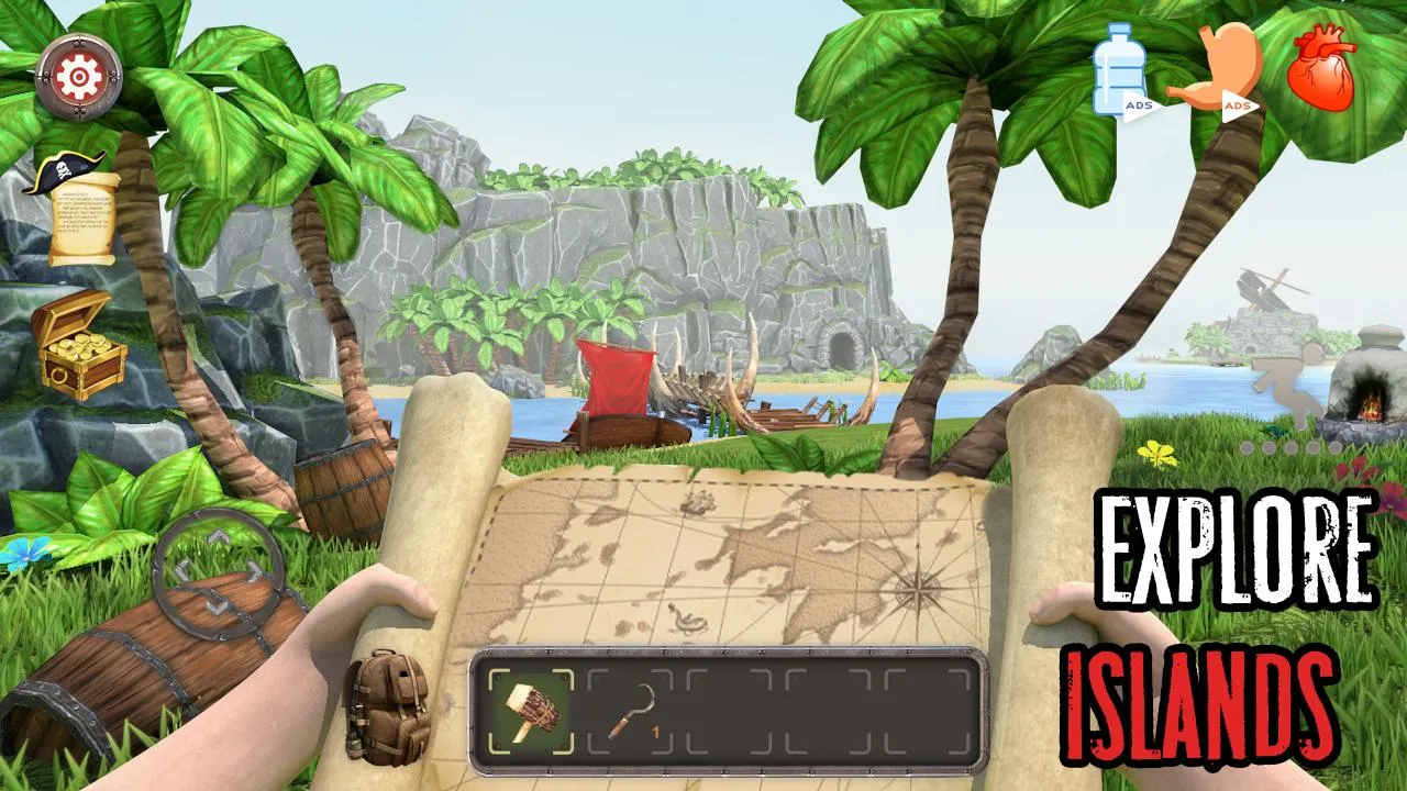 Shark Land: Desert Island | Indus Appstore | Screenshot