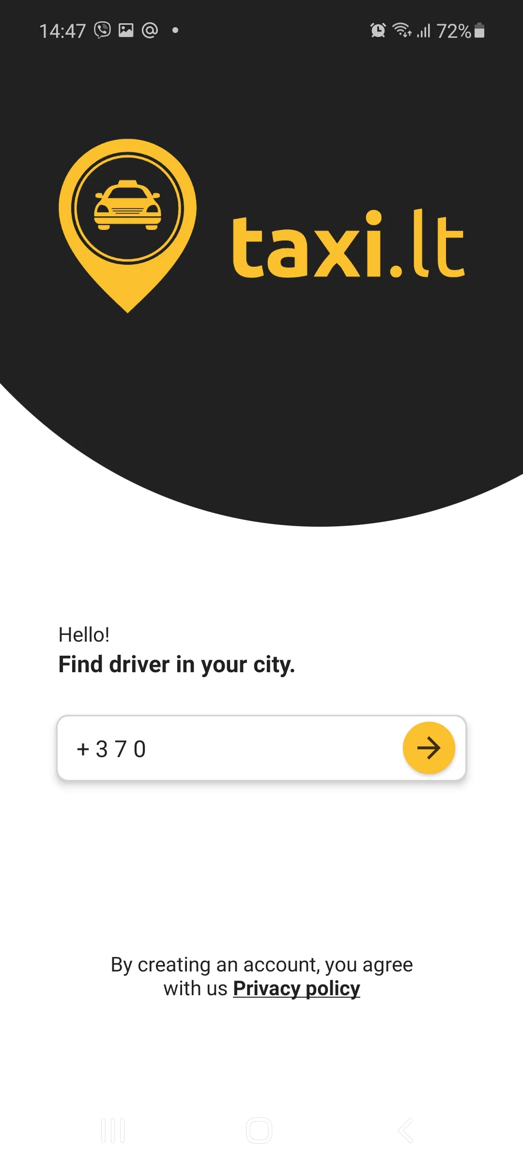 Taxi.LT | Indus Appstore | Screenshot