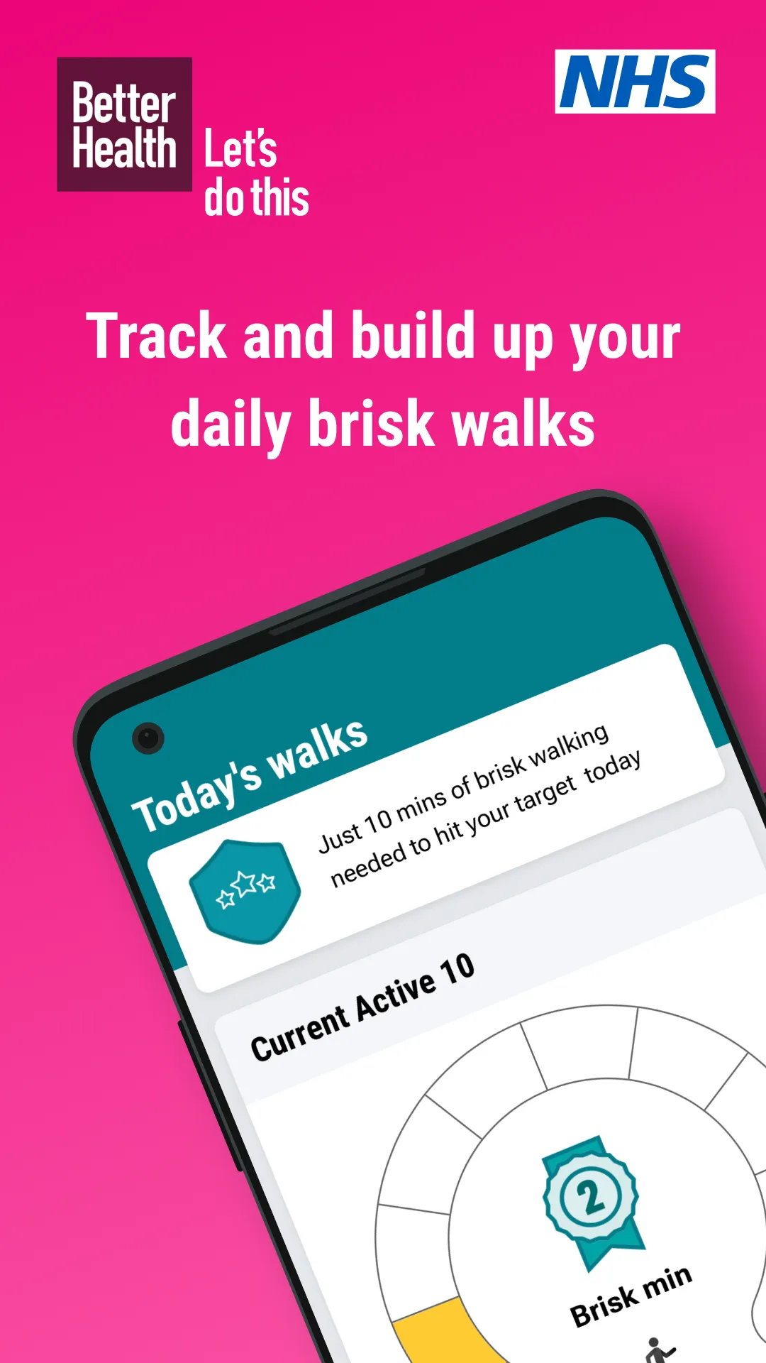 NHS Active 10 Walking Tracker | Indus Appstore | Screenshot