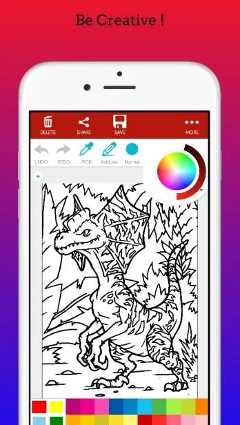 Beast Dinosaur Coloring Book | Indus Appstore | Screenshot