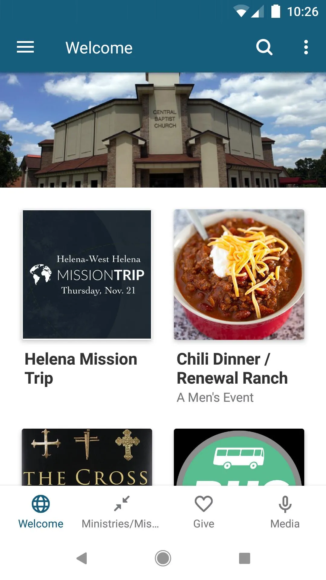 Central Baptist Church NLR, AR | Indus Appstore | Screenshot