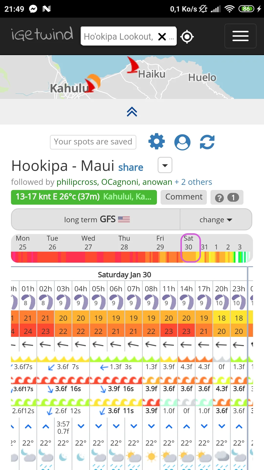 iGetwind - Windy forecast | Indus Appstore | Screenshot