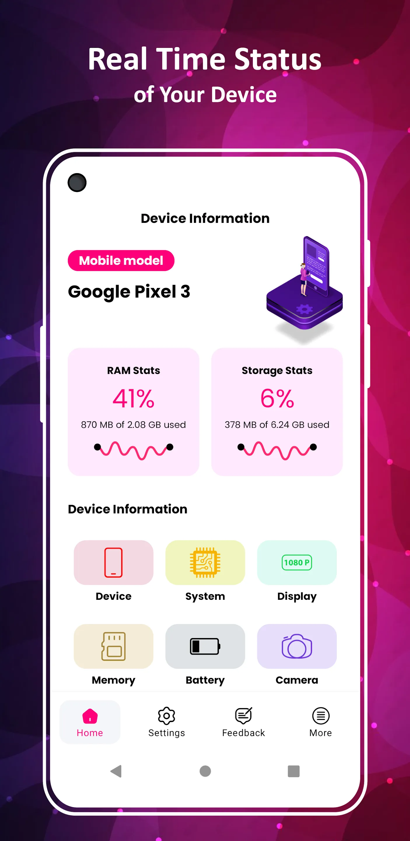 CPU-M Pro - Device Info | Indus Appstore | Screenshot