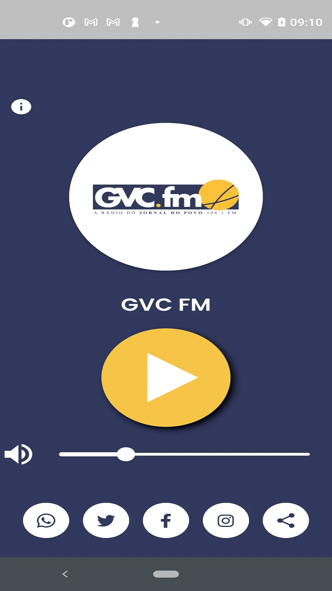 GVC FM | Indus Appstore | Screenshot