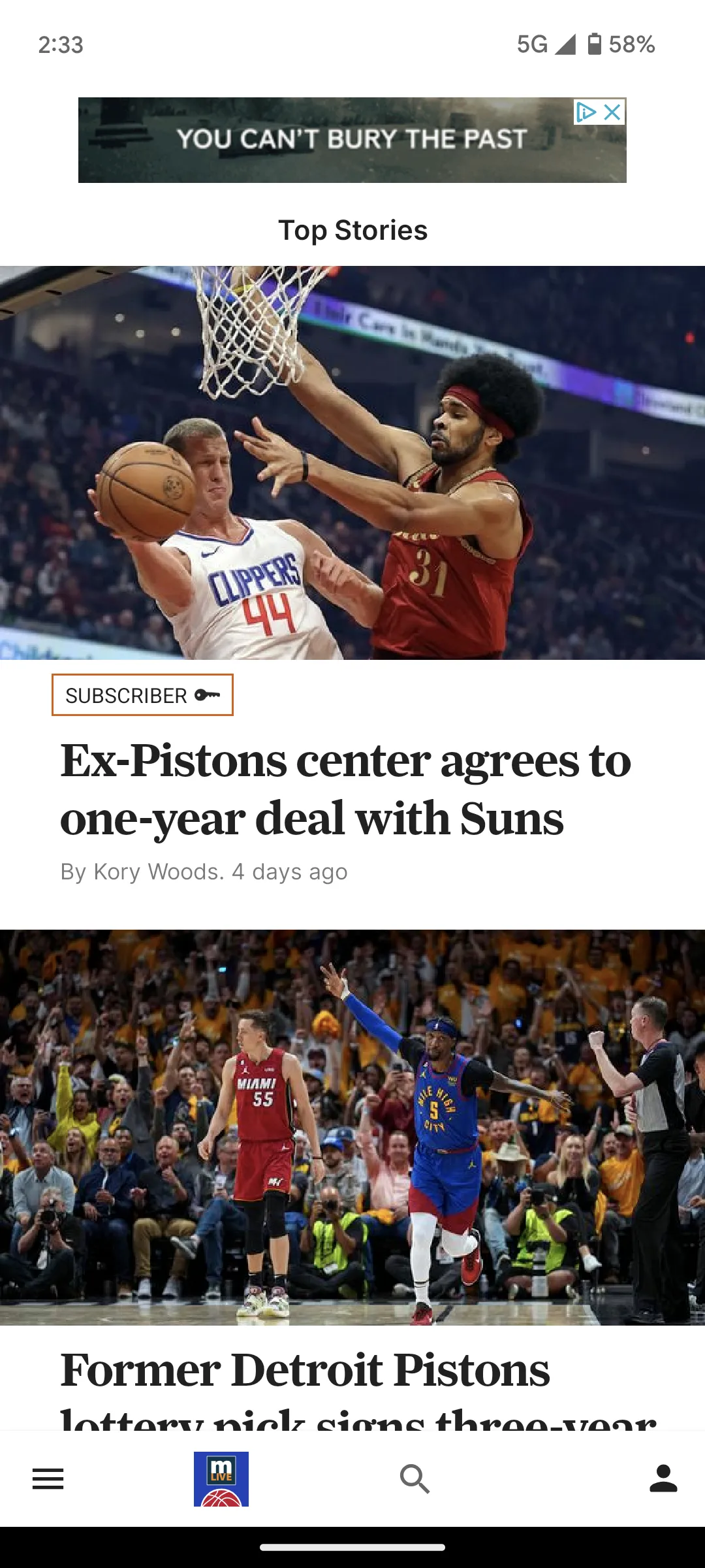 MLive.com: Pistons News | Indus Appstore | Screenshot