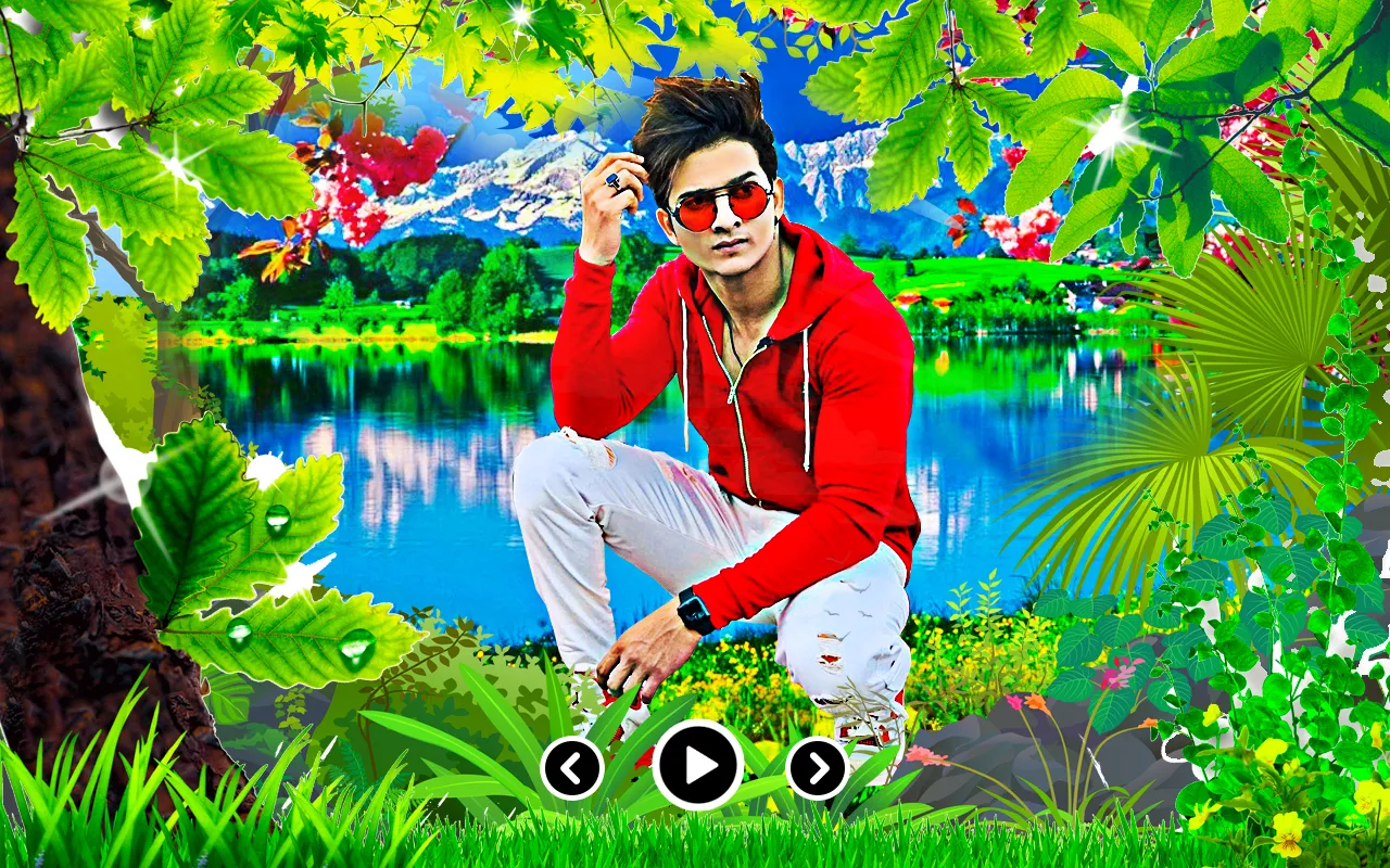 Nature photo video maker songs | Indus Appstore | Screenshot