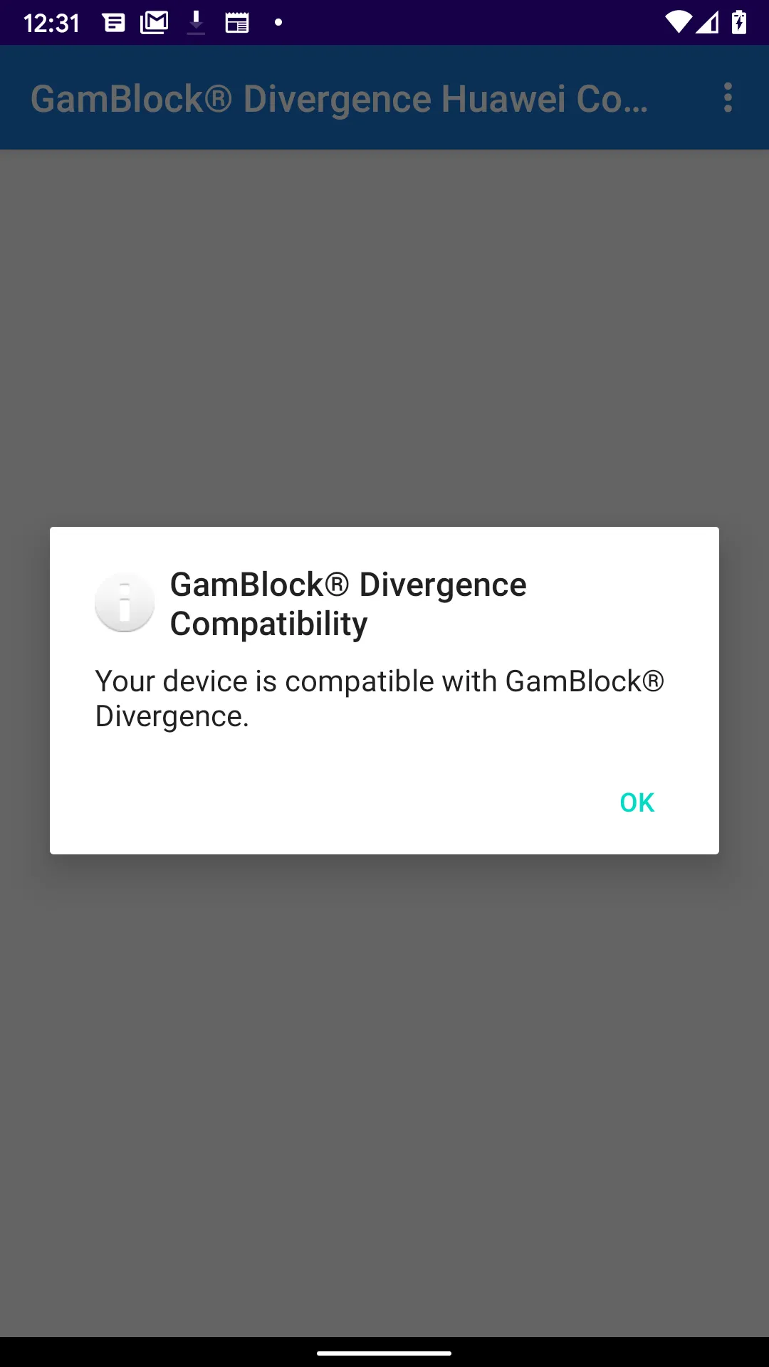 GamBlock® Divergence Test | Indus Appstore | Screenshot