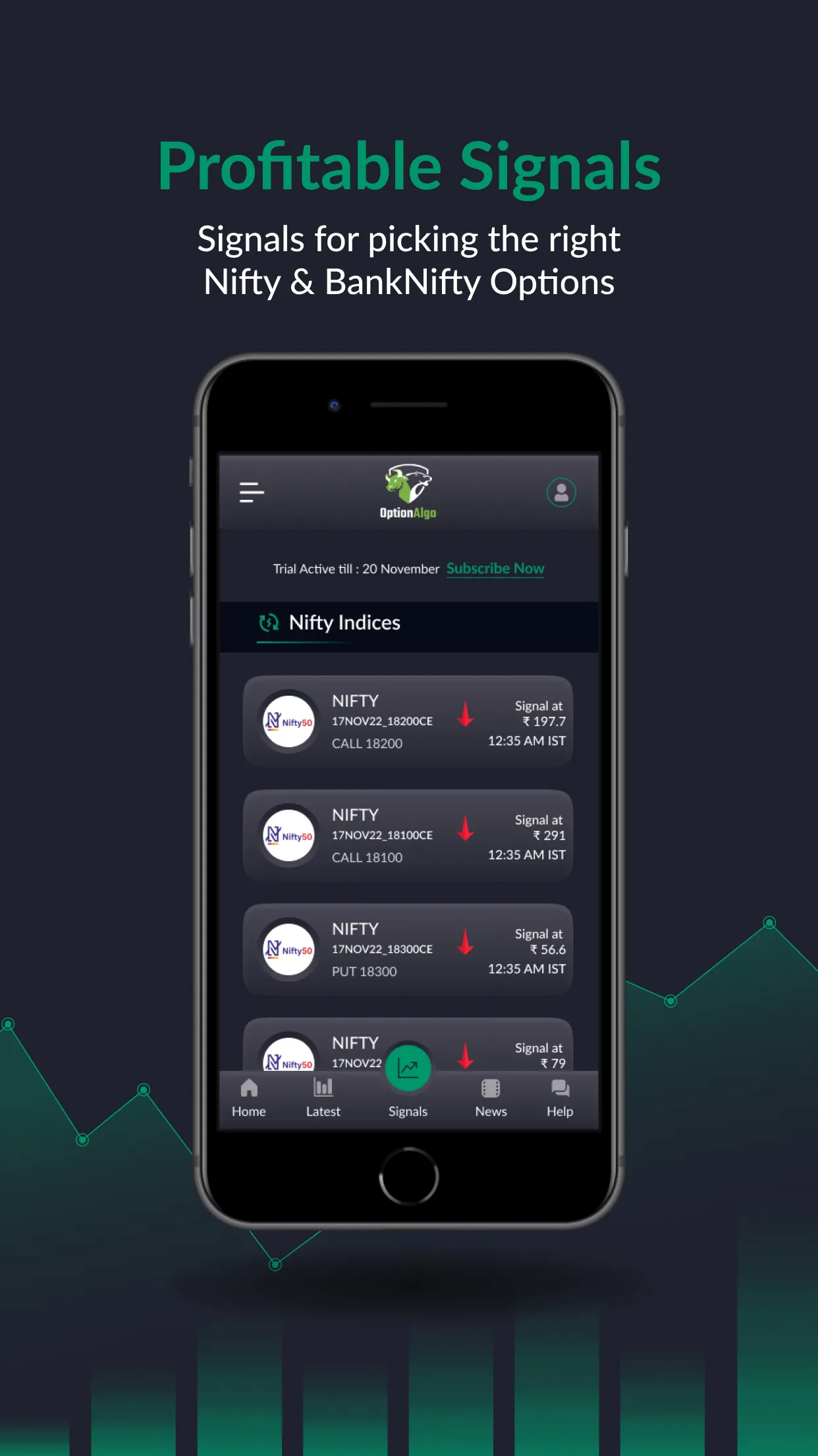 OptionAlgo Trading Signal NSE | Indus Appstore | Screenshot