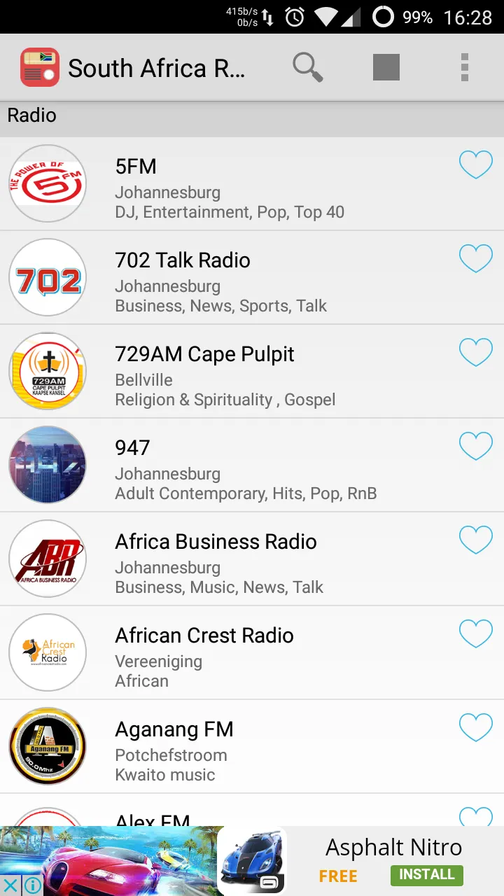 South Africa Radio | Indus Appstore | Screenshot