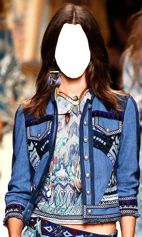 Women Jeans Jacket Photo Suit | Indus Appstore | Screenshot