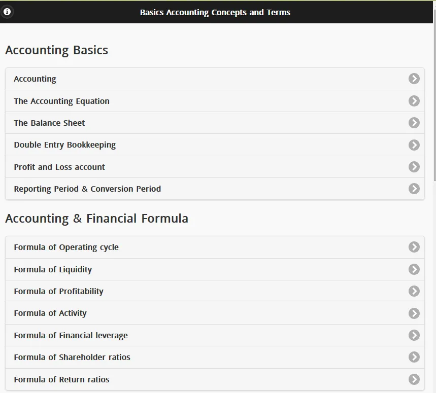 Accounting  Notes | Indus Appstore | Screenshot