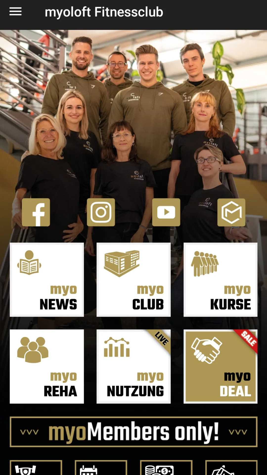 myoloft Fitnessclub | Indus Appstore | Screenshot