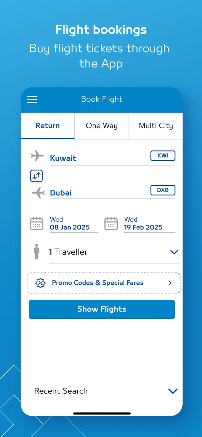 Jazeera Airways | Indus Appstore | Screenshot