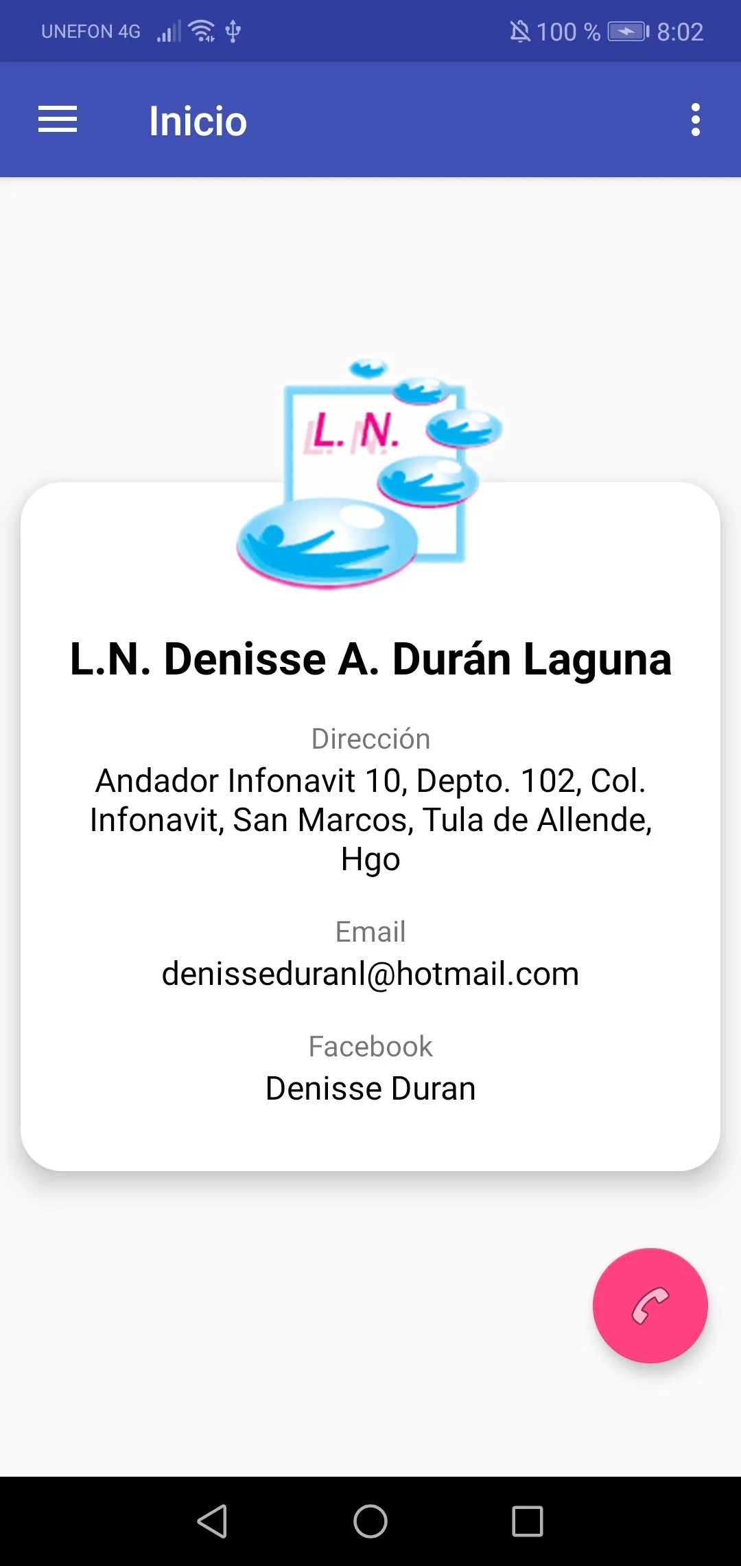 Nutrición Denisse | Indus Appstore | Screenshot