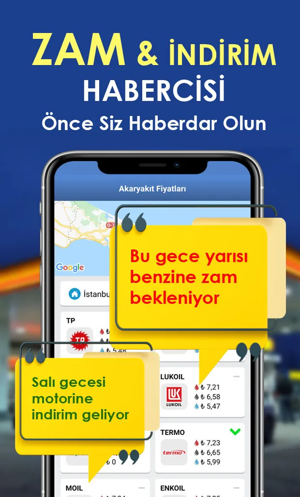 Akaryakıt Fiyatları Habercisi | Indus Appstore | Screenshot