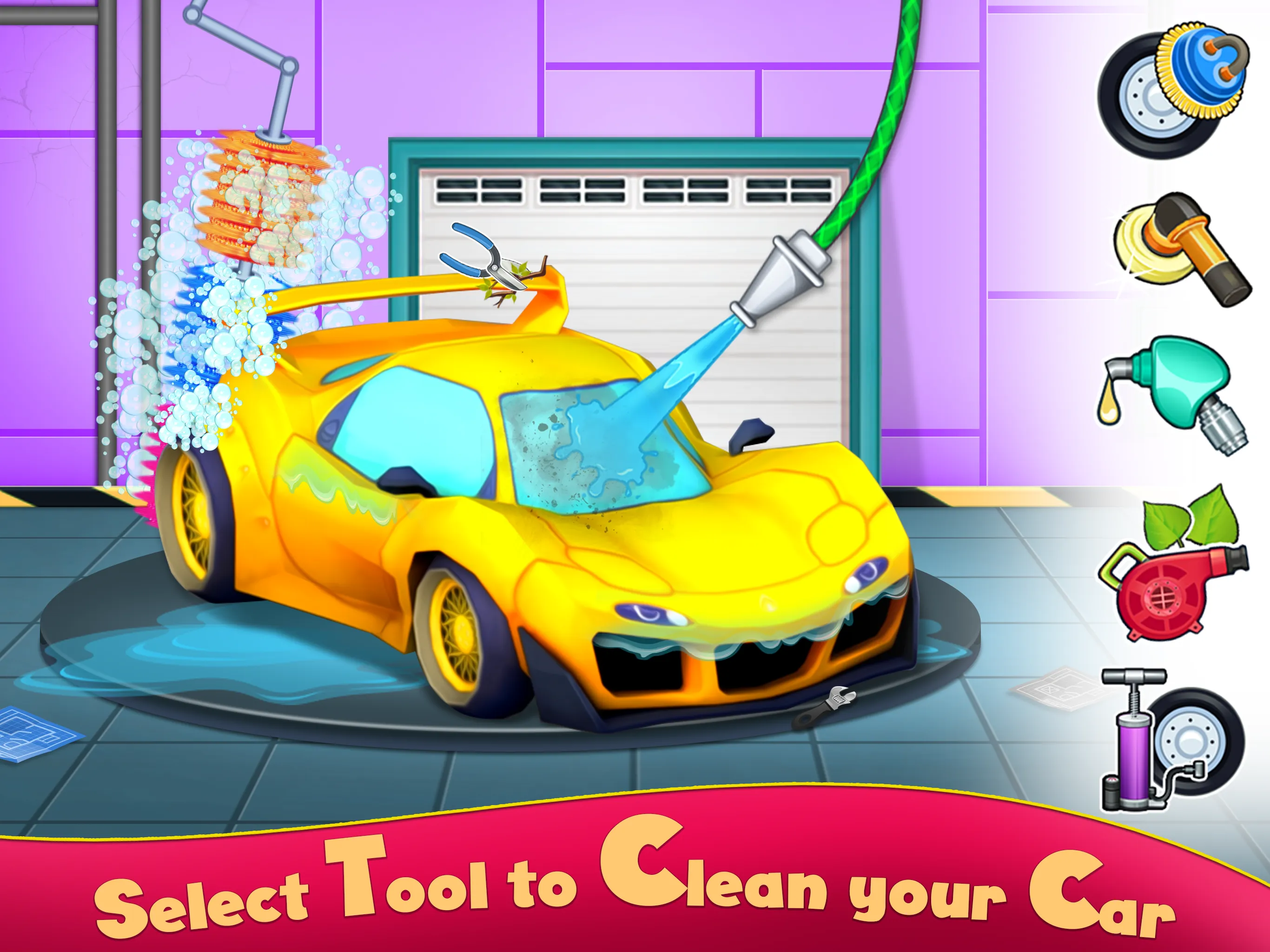 Baby Car Wash Garage Games | Indus Appstore | Screenshot