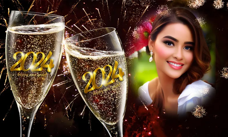 New Year Photo Frame 2024 | Indus Appstore | Screenshot