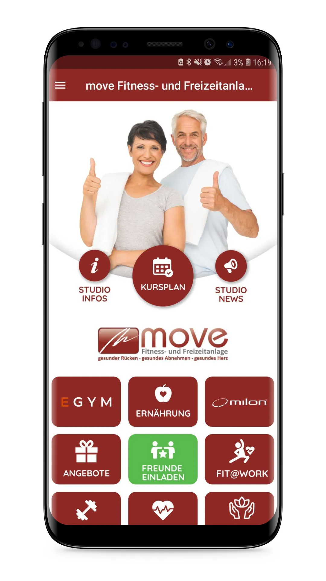 move Fitness- & Freizeitanlage | Indus Appstore | Screenshot