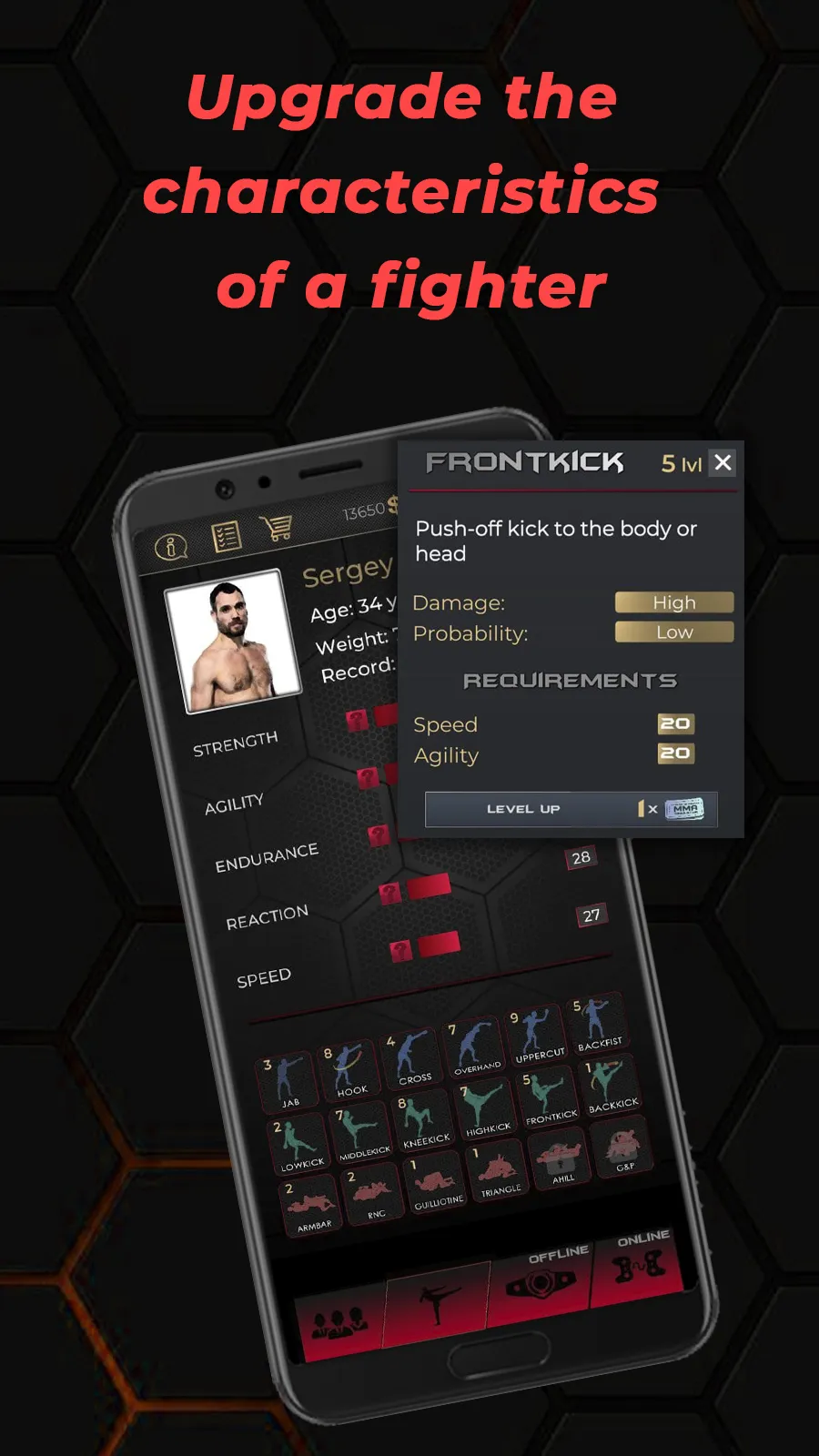 MMA Simulator: Fight manager | Indus Appstore | Screenshot