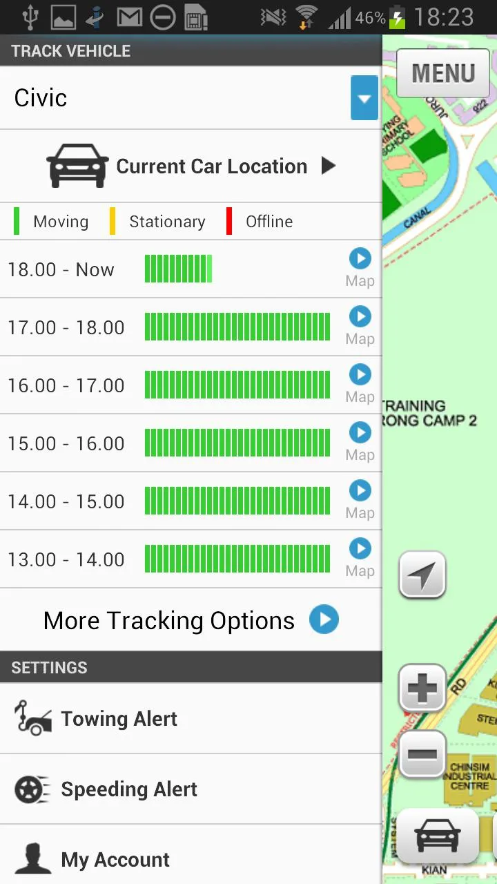 GPS Car Track (SilentCarAlarm) | Indus Appstore | Screenshot