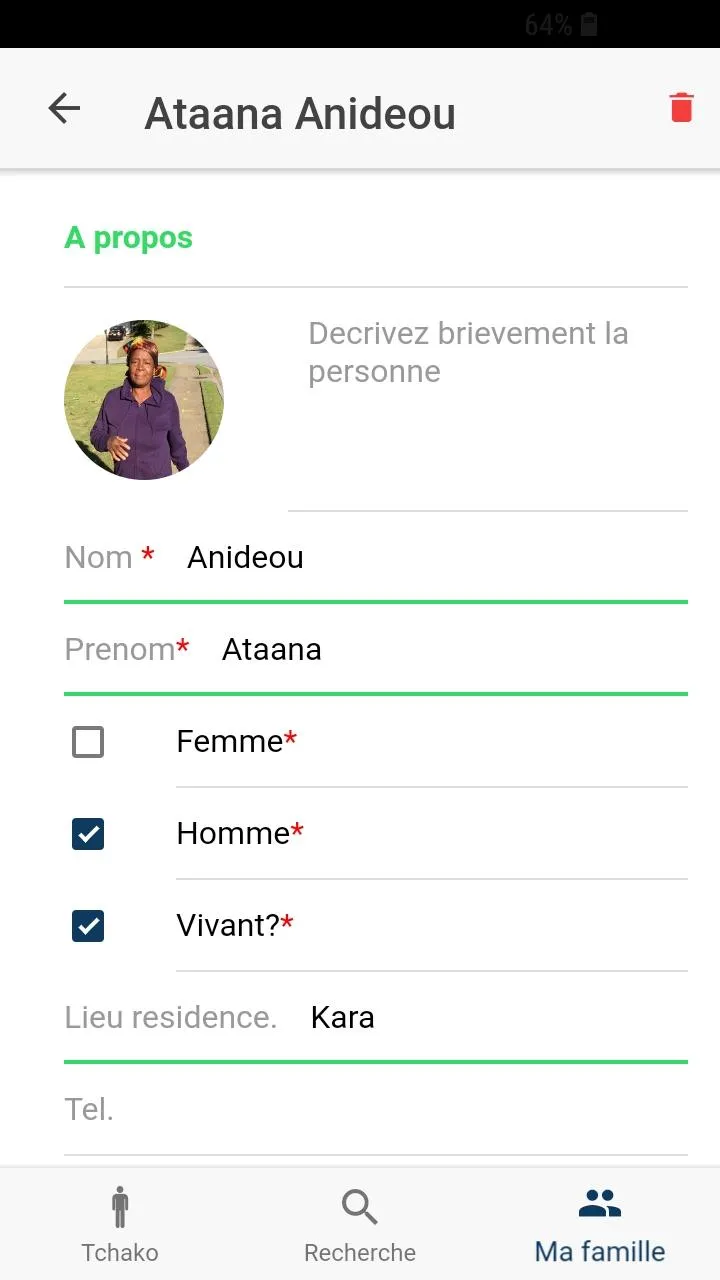 Arbre généalogique des filles  | Indus Appstore | Screenshot