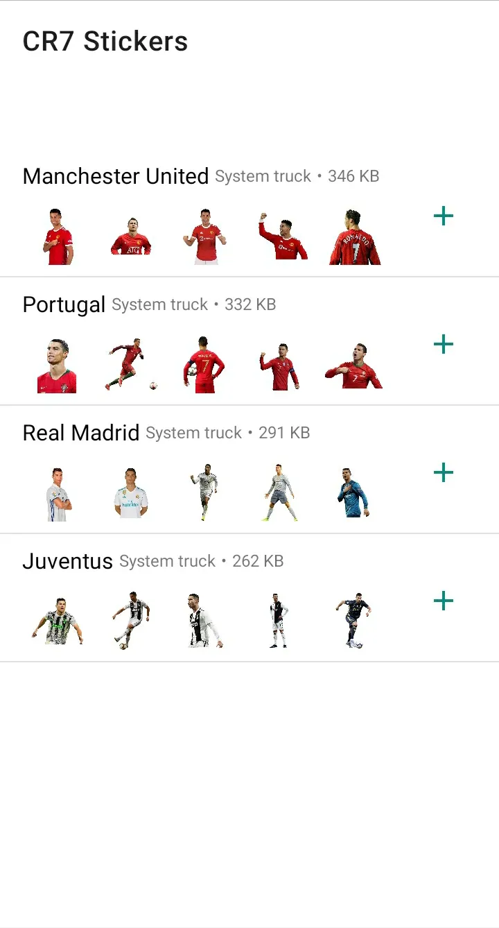 Cristiano Ronaldo Stickers | Indus Appstore | Screenshot