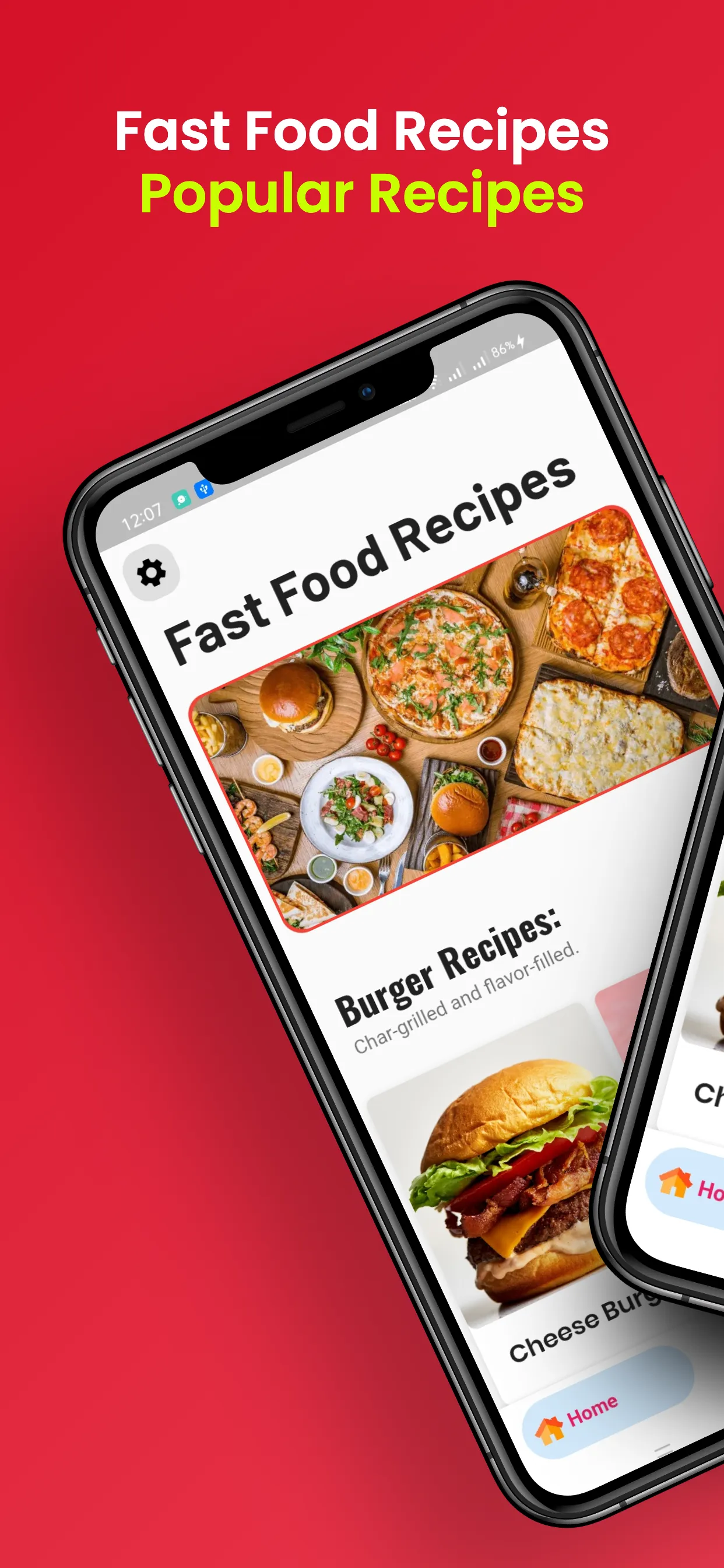 Fast Food Recipes Cookbook | Indus Appstore | Screenshot